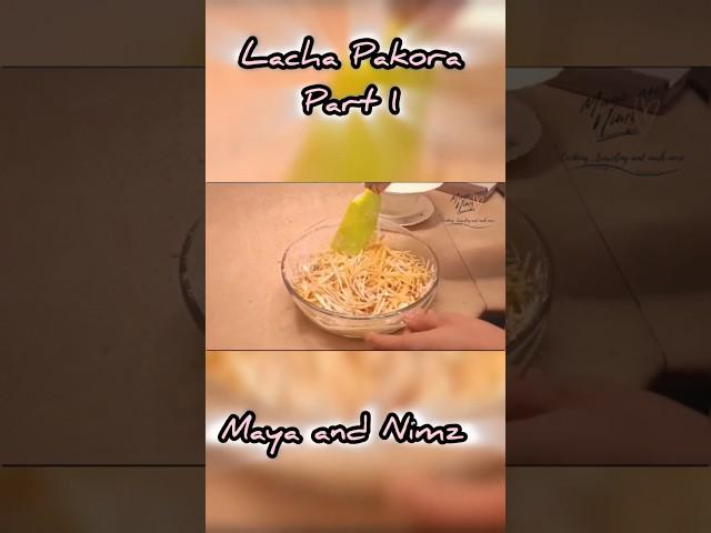 Lacha Chicken Pakora Recipe -PART 1 - Tasty Crispy Potato Pakora #ramzanspecial @MayaandNimz