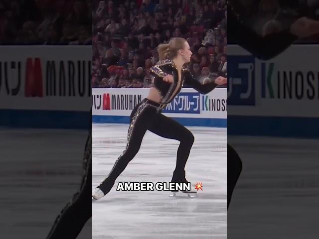 Amber Glenn has amazing SPEED in her combos