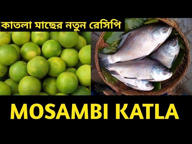 শীতকালের জন্য পারফেক্ট কাতলা মাছের রেসিপি | Mosambi Fish curry | Katla Fish| মুসাম্বি লেবু দিয়ে মাছ