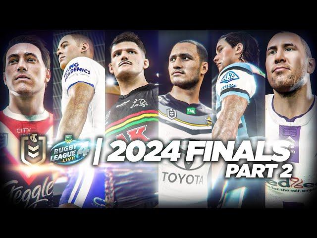 Predicting EVERY 2024 Nrl Finals game on RLL4 | Pt.2