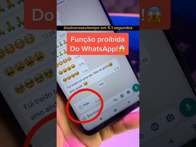 Como salvar foto e vídeo visualizações única no whatsapp... #whatsapp #zap #fy