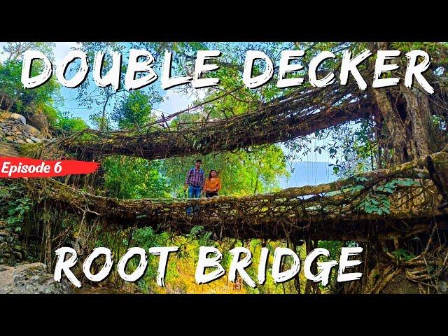 Trek to Double Decker Root Bridge Meghalaya |  Blue Lagoon Fall | Rainbow Fall | Cherrapunji