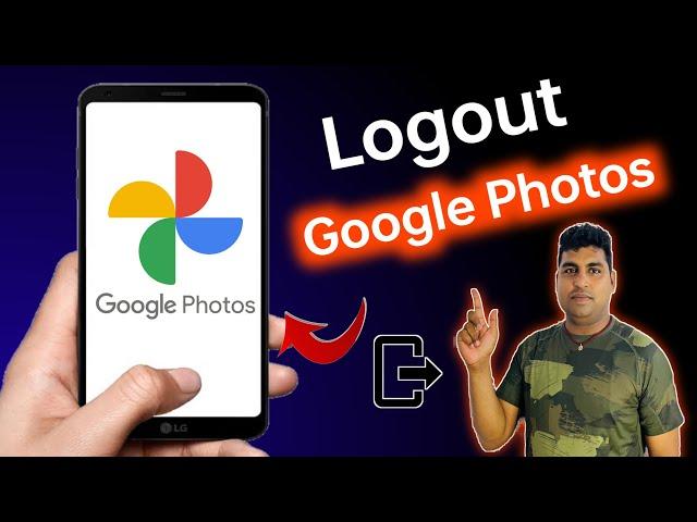 How to logout from Google photos 2024