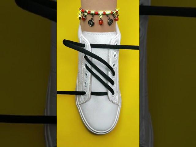 ways to lace your shoes || shoe laces styles || #shoelaces || shoelaces design