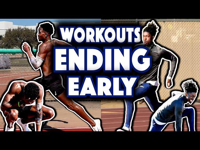 Pro Hurdlers PULL THE PLUG Mid-Workout