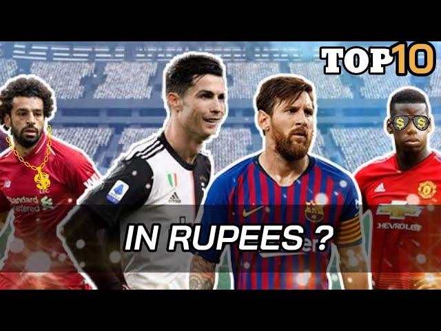 Salary Of Top10 Highest Paid Football Players In 2021