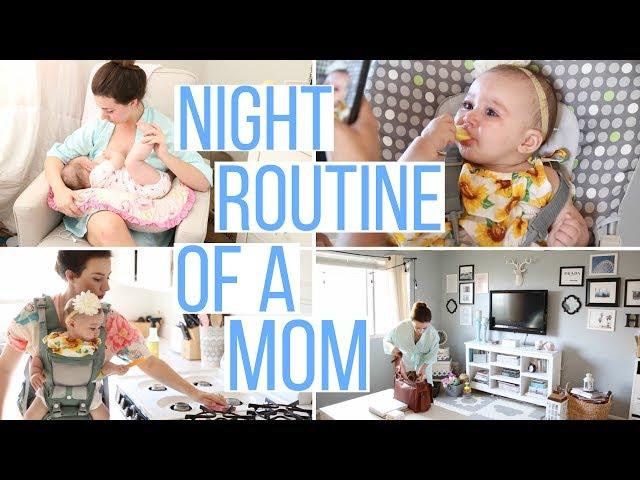 NIGHT TIME ROUTINE OF A MOM! EVENING ROUTINE 2017 | Hayley Paige