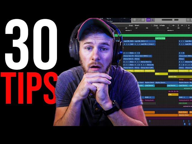 30 Music Production Tips in Under 16 Minutes