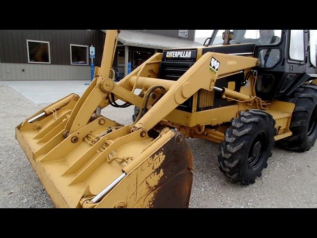 1996 Caterpillar 416B 4x4 Backhoe Navy Owned Tight! C&C Equipment