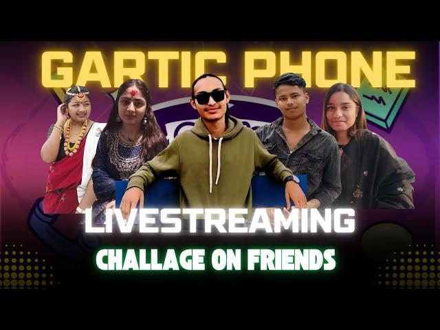 Playing Gartic  phone with  collage friends || #garticphone