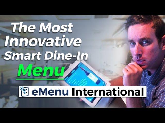 The Most Innovative Smart Dine-In Menu | Increase Restaurant Wine Sales -eMenu Internation