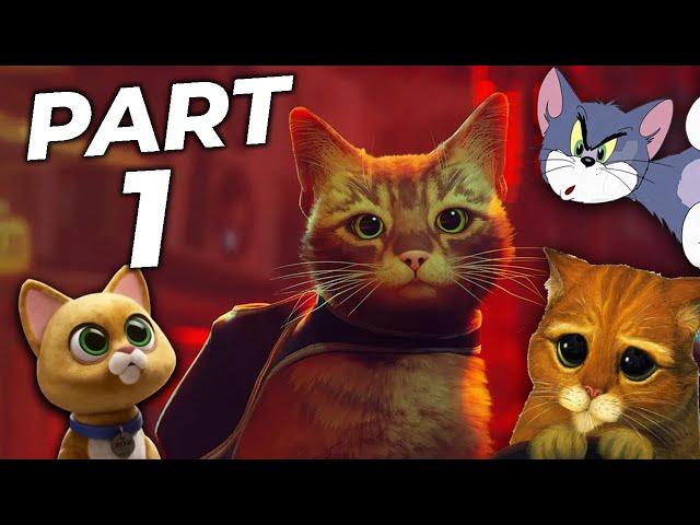 THIS GAME IS TOO CUTE | Stray PC Gameplay Walkthrough Part 1 (FULL GAME)