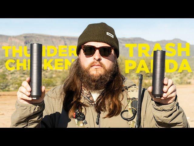 Q  |  What's Q  |  Titanium Silencers  |  Trash Panda and Thunder Chicken