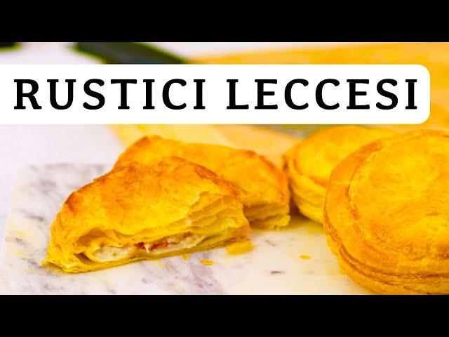 Pizza-Like Pastries from Italy! Simple RUSTICI LUCCESI Recipe