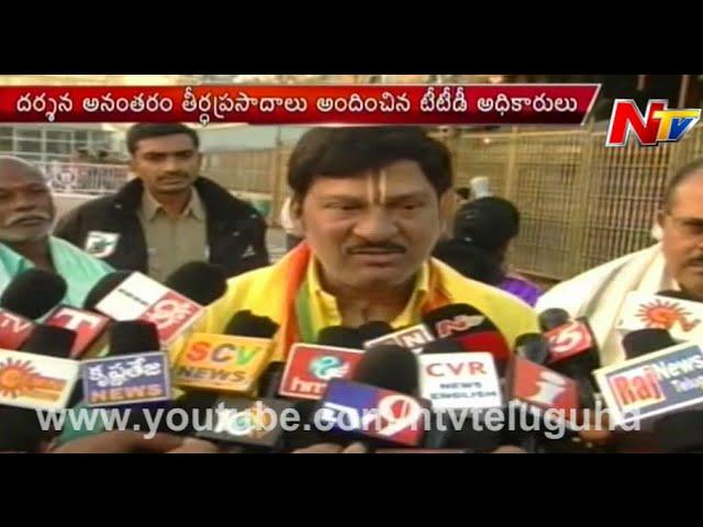 Actor Rajendra Prasad Visits Tirumala