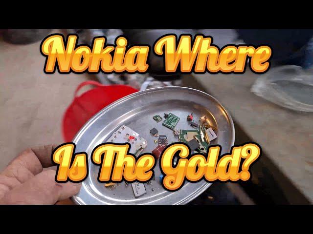 E207 Nokia Where Is The Gold, Gold Pin Stacking, Devil forge copper gold silver platinum refining