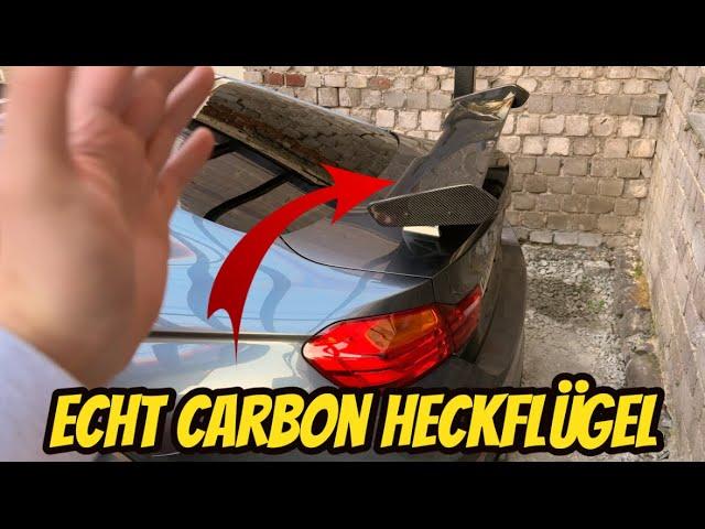 Neuen Echt Carbon Heckspoiler von AeroDynamics verbaut / BMW M4 F82