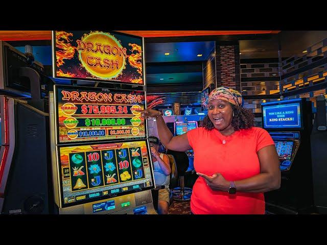 She Put $1000 into this DRAGON CASH Slot and Went Crazy on BIG BETS