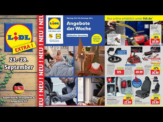 LIDL EXTRA Prospekt - Gültig ab 23.09.2024 | Supermarkt Prospekte & Angebote DE