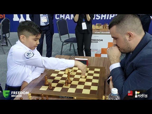 This 12-year-old boy is absolutely brilliant! Three queens on the board