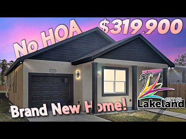 We Toured a No HOA Luxury New Home in Lakeland, Florida! | 35 Minutes to Downtown Tampa!