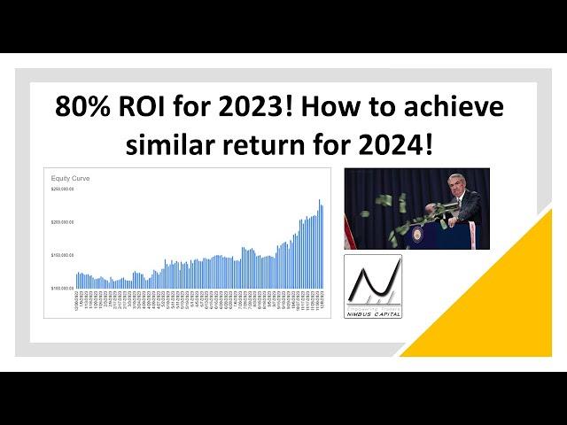 80% ROI for 2023! How to achieve similar return for 2024!