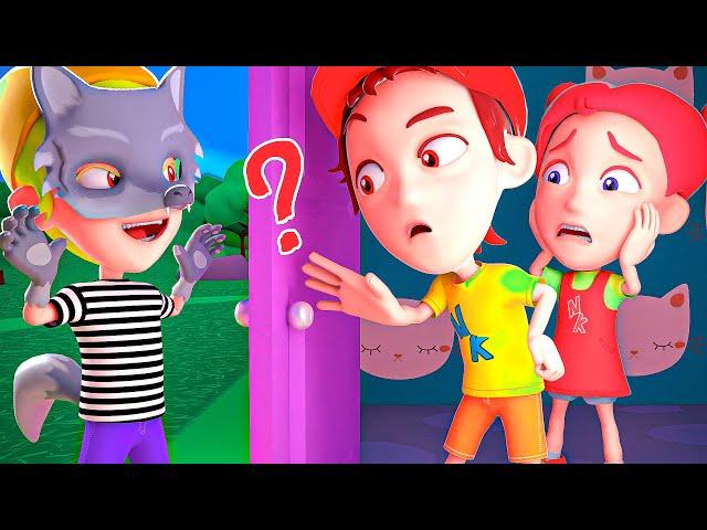 Knock Knock! Who’s There? Safety Tips  | Kids Song by Nomad Kids