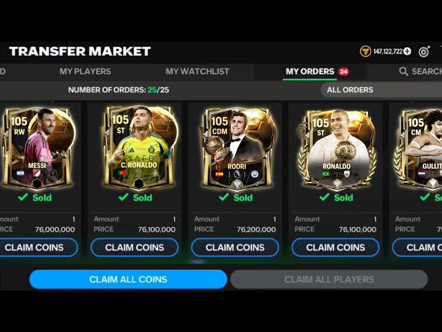 Finally I Made Billion Coins for BALLON D'OR Event Prepration FC MOBILE!