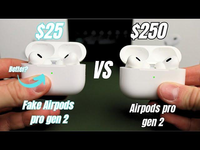 Airpods Pro gen 2 Vs Fake - Clone Better than Real?