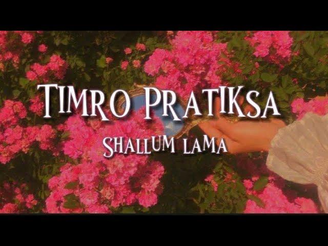 Timro Pratiksha - Shallum lama (Speed up) Easy Lyrics