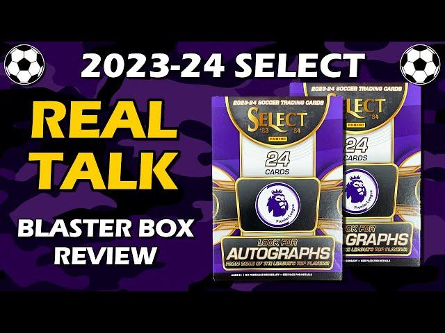 2023-24 Panini Select EPL Blaster Box Retail Soccer Review