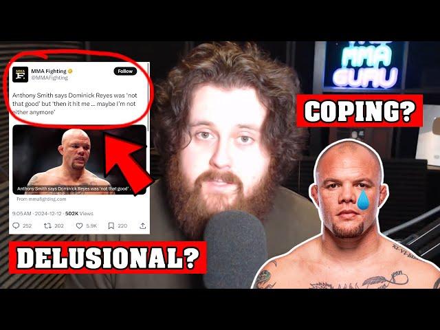 The MMA Guru Reacts To Anthony Smith COPING Over Dominick Reyes LOSS At UFC 310? DELUSIONAL?