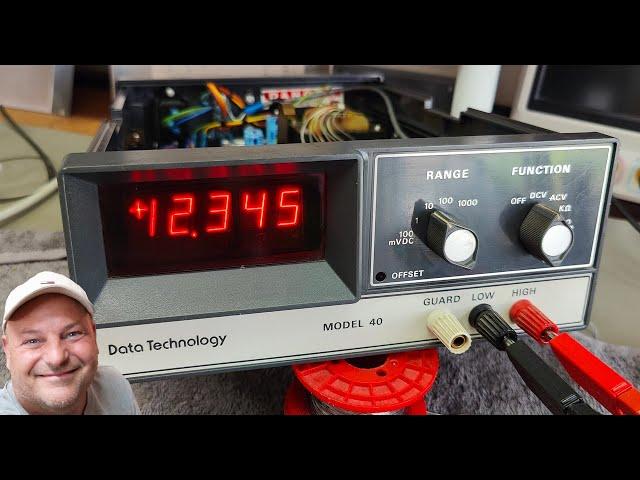 Data Technology Model 40 digital multimeter 4½ digit 1973 teardown