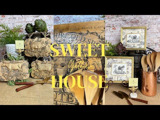 Sweet Yellow House New Video! #thriftflip #iod #homedecor