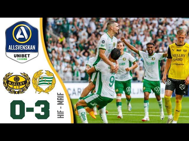 Höjdpunkter: Hammarby - Mjällby 3-0 Allsvenskan