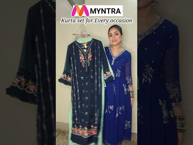 FESTIVE kurta set haul | Myntra kurta set |  Myntra haul Pakistani kurta set #myntrahaul