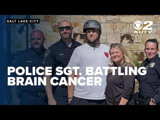 Utah police officer who survived ambush now fighting stage 4 brain cancer