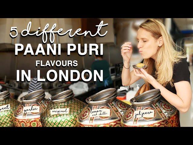 5 Different Paani Puri Flavours in London | Golgappa | Pani Puri | Indian Street Food | KINGSBURY