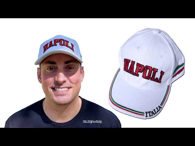 Napoli White Baseball Cap at P.S. I Love Italy