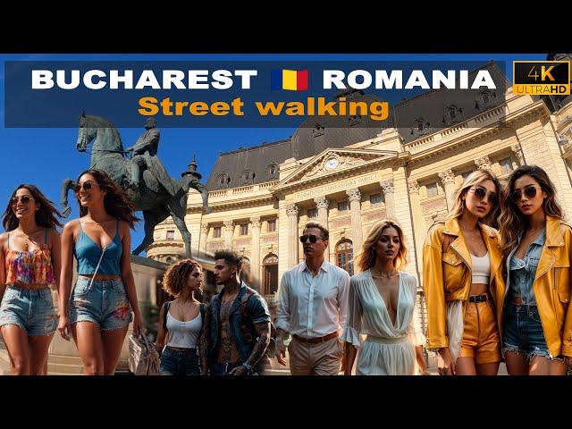  Walking the streets of Bucharest  Romania - September -2024 - 4 K