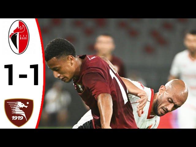 Bari-Salernitana (1-1) Tutti i gol e gli highlights