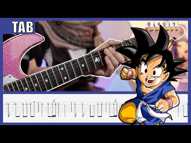 [TAB] Dragon Ball GT - Op 1 Dan Dan Kokoro Hikareteku Cover | Guitar Tab | Lesson | Tutorial