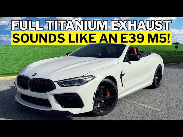 HOW TO MAKE YOUR M8 SOUND LIKE AN E39 M5! Valvetronic Designs Exhaust + OEM Downpipes