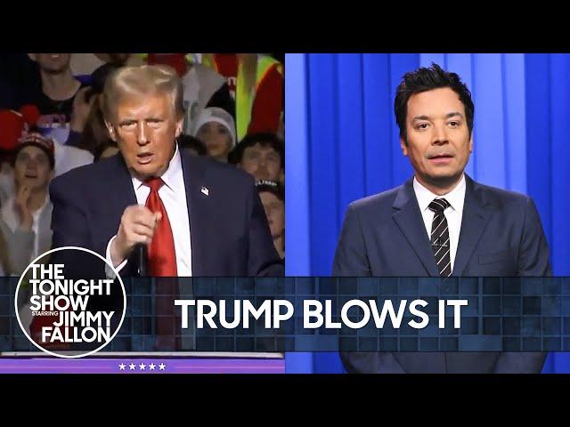 Trump's "Blow Job" Blunder, Divided America Prepares for Historic Election | The Tonight Show