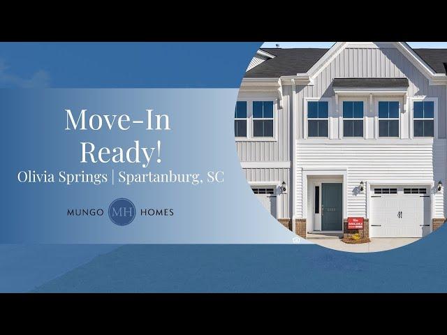 MOVE-IN READY New Townhome in Spartanburg, SC by Mungo Homes! 6040 Charlesdale Way