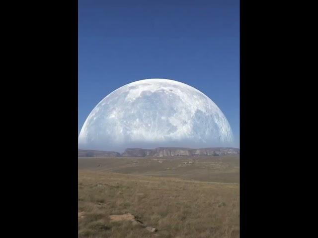 see close up of the moon on a time lapse