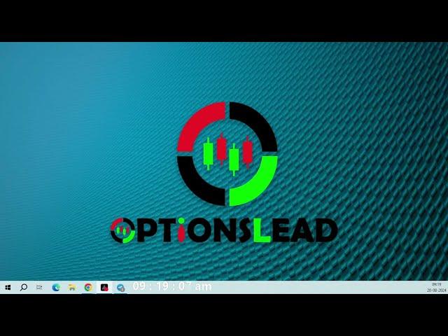 Optionslead's Live- Live trading session on 20.08.2024