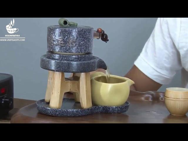 Automatic Chinese Stone Mill Tea Set