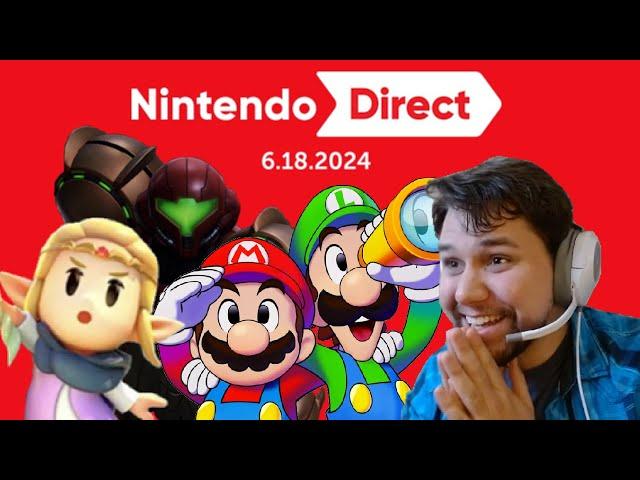 Nintendo Direct 6.18.24 LIVE REACTION | Possibility Button