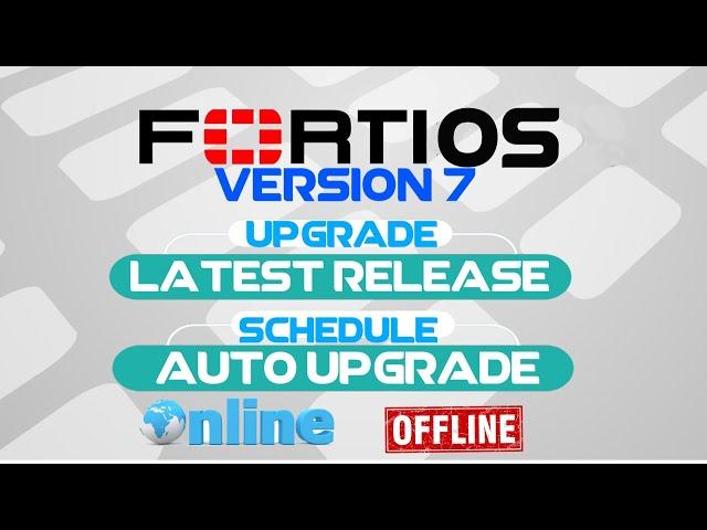 How to Upgrade FortiGate Firewall Firmware - FortiOS LATEST RELEASE